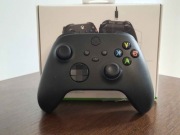Kontroler MICROSOFT bezprzewodowy Xbox Black + kabel