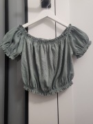 Krótka bluzka typu crop top marki h&m divided rozmiar xs 