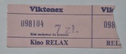 Warszawa, Bilet Kino Relax, Kwota 7zł 