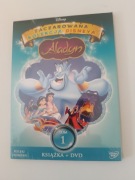 Aladyn Disney książka + płyta DVD polski dubbing nowa zafoliowana