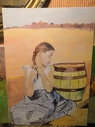 Obraz olejny Jacek Malczewski "Zatruta studnia"