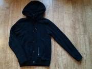 C&A ANGELO LITRICO czarny ocieplany sweter S