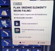 Średnie elementy broni palnej medium gun parts plan arc raiders PC/PS/XBOX