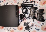 Konsola PS3 Slim + pady + kontroler ruchu + 10 gier