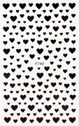 Naklejki na paznokcie Walentynki / Miłość / Love duży arkusz 