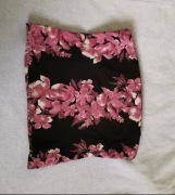 Bonprix różowo-czarny gorset S 36