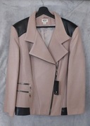 Wiosenna kurtka przejściowa ramoneska ze wstawkami 50