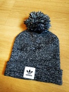 Czapka zimowa Adidas z pomponem, szary melanż 
