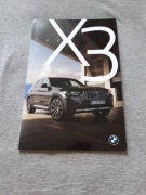 2024 / 2025 BMW X3 / X3 M Competition Prospekt ANGIELSKI 56 stron