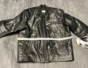 Stylowa ramoneska dziecięca H&M imitująca skórę, rozmiar 98/104