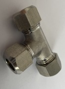 Trójnik do rur 10 mm skręcany nierdzewna VSH 