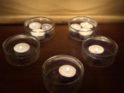 Zestaw 8szt świeczników miseczek 2w1 + GRATIS świeczki 8szt st.bdb PROMOCJA