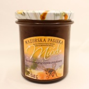 Miód kremowany z kakao - miód czekoladowy z Mazur / miodoniada