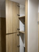 Zabudowa liczników na przedpokoju 