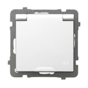 Gniazdo bryzgoszczelne z uziemieniem OSPEL GPH-1GZP/m/00/w-t 