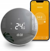 Termostat GRZEWCZY INTELIGENTNY WiFi POKOJOWY Beok TGR86WIFI-WPB