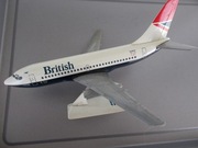 SAMOLOT BOEING 737 BRITISH GADŻET REKLAMOWY 17,5 cm  lata 80-te 