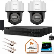 Zestaw monitoringu Hilook 2 kamery IP PTZ 2MP + montaż w cenie