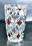 Wazon Kryształ Rubin Francja