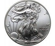 Moneta 1 dolar - Amerykański Orzeł - USA - 2011 rok 1 oz srebro