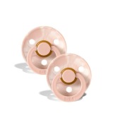 smoczek BIBS TIE DIY COLLECTION 2-PACK BLUSH IVORY & BLUSH IVORY rozm M