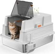 Metalowa duża kuweta dla kota