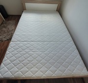 Materac 140x200 cm srednio twardy