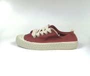 Pull & Bear bordowe damskie sznurowane trampki tenisówki r 36
