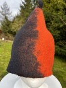 Czapka do Sauny z Wełny Merynosa | Ręcznie Filcowana Sauna Hat | Handmade
