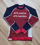 Bluzka termiczna Tufte 47% merino r 134/140