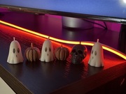 Ręcznie robione świece z wosku sojowego - Halloween (Zestaw 3)