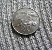 Zimbabwe 20 Cent 1989r