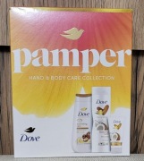 Dove pamper zestaw kosmetyków 3 w 1 żel balsam krem do rąk olejek 