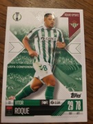 MATCH ATTAX EXTRA 2024/25 2025 22 VITOR ROQUE REAL BETIS