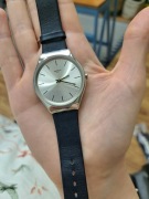 Zegarek swatch skin irony 38mm unisex srebrny  