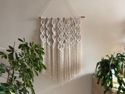 Makrama dekoracyjna na ścianę