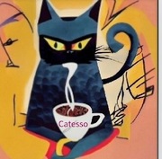 Autorski, sygnowany, oryginalny plakat "Catesso"