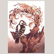 Malowany Obraz [Akwarela] – A4 – "Artist at Work/Artysta przy Pracy”