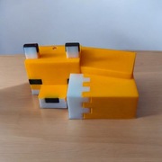Minecraft lis brelok