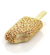 Lód na patyku unikatowe puzderko kolekcja Keren Kopal Faberge Swarovski