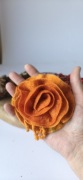 Broszka ręcznie filcowana. Prezent, wełna merino, Boho, kwiat, róża.