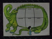 Plan lekcji PKO SKO lata 90-te smok