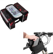 Torba na ramę roweru, torba na kierownicę MTB, wygodna torba dwie kieszenie