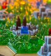 Terraformacja Marsa - płytki obszary lasu DRUK 3D greenery