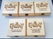 Pudełko na karty do gry Gwint Grawer Wiedźmin Witcher Na zamówienie Unikat