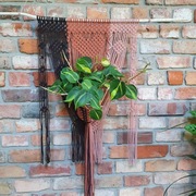 Makramowy kwietnik Serca - rękodzieło ze sznurka