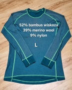 Tufte bluza termoaktywna 39% merino rozmiar L