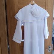 Sprzedam albę komunijną na około 158 cm, kurtkę (rozmiar S) i bolerko 