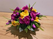 Stroik wiosenny, bratki do domu lub na grób.LU42