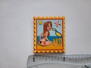 Magnes na lodówkę - 295g. MALTA Plażowiczka GUMOWY